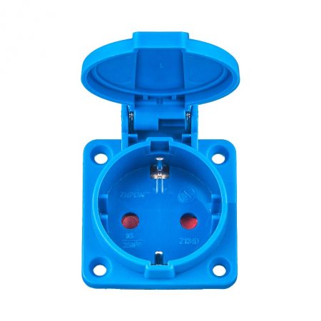 Electrical Outlet German Socket Schuko CEE7-7 IP44 Waterproof 16A 250V