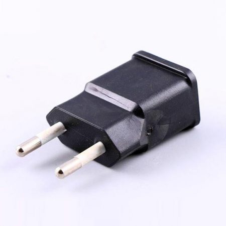 NEMA 1-15R to CEE7/16 Europlug Type C Molded Europe Plug Adapter