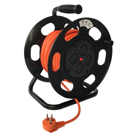 Isarel Cable Reel 4 Outlet Extension Cord Reel, 15M, 20M, 25M, 30M, 50M and Custom Length Israel Power Cord SI Safety Approved
