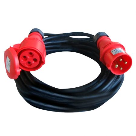 Power Distribution Cable Extender 3P+E – Power extension cable – IEC 60309 16A (M) to IEC 60309 16A (F) – AC 415V
