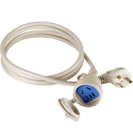 Manufacturer Base China Outdoor Extension Cord Single Outlet 3-Wire Custom Length, Color Power Cord CCC 3C Certified