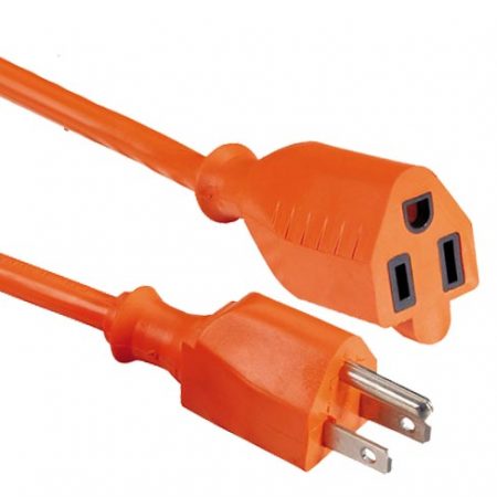 America Insulated Outdoor Extension Cord NEMA 5-15 3-Prong, Custom Long, Color, UL Listed