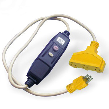 Manufacturer Base In-line GFCI Extension Cord 3-Outlets – Custom Length 14/3, 12/3 SJTW Heavy Duty Extension Cable