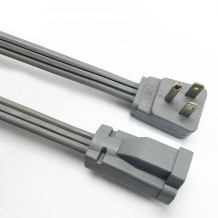 Manufacturer Base Air Conditioner and Major Appliance Extension Cord UL Listed Custom Long Power Cords Gray