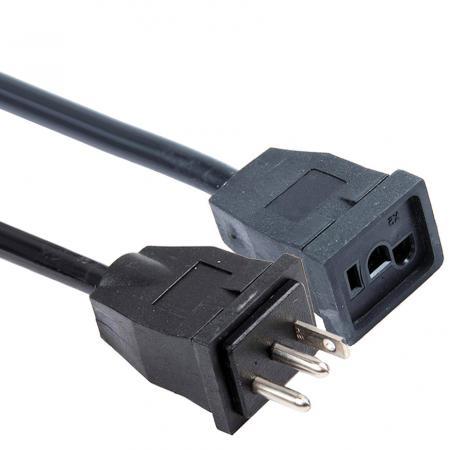 Hydrofarm BAASP Sun System Ballast Reflector Power Extension Cord, Custom Length Cable, UL Listed