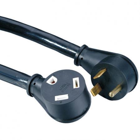 Manufacturer Base 30 AMP RV Extension Cord with Custom Length ( NEMA TT-30P to TT-30R )
