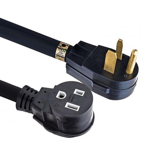 Manufacturer Base 50 AMP EV / RV / Welder Extension Cord NEMA 6-50P to NEMA 6-50R with Custom Length Cable