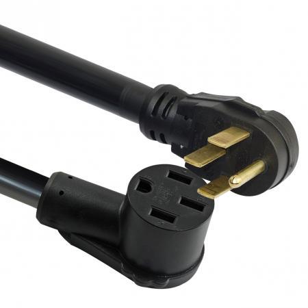 Manufacturer Base 50 Amp RV Extension Cord NEMA 14-50P to NEMA 14-50R for Trailer Motorhome Camper