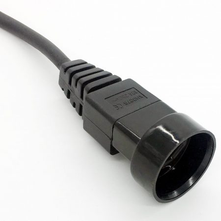 IEC 60320 C14 Power Cords Waterproof Outdoor IP55 Plug Custom Length / Color AC Power Cable