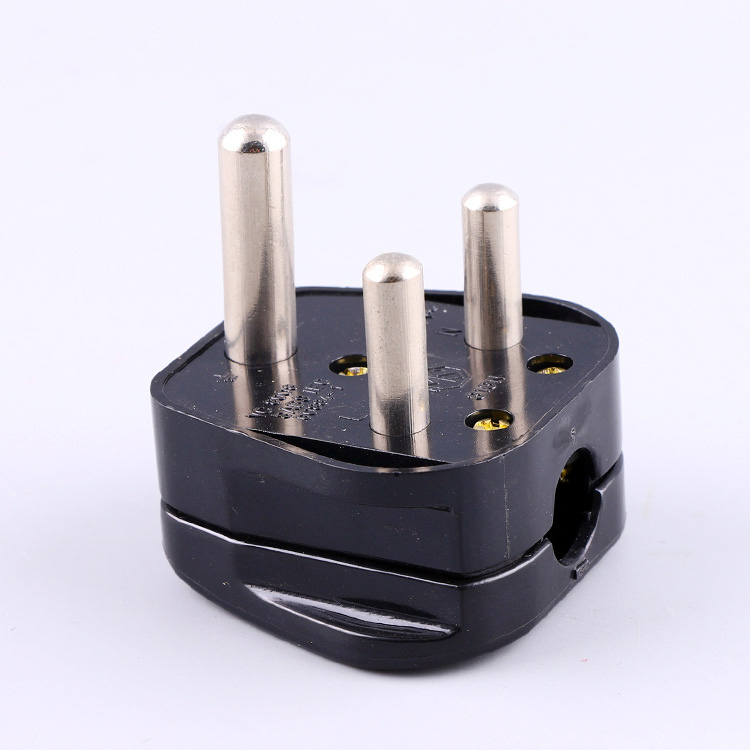 South Africa Power Cords , 2 , 3 Wire 16A Rewireable Plug , SANS 164-1 Standard AC , Custom Length , SABS Approved