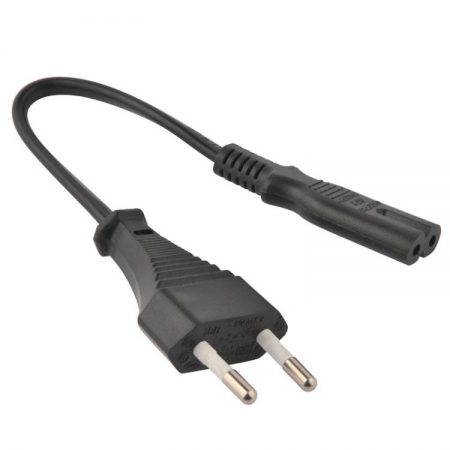 Europe Power Cord CEE7/16 European plug (Euro plug) IEC 60320 C7 Power Cable , Mains Lead Custom Length / Color,VDE Approved