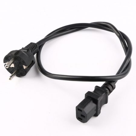 European International Power Cord Straight Schuko Plug IEC C13 Computer Power Cable in Custom Long,Color VDE Approved