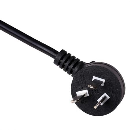Australia Power Cord,10A AS NZS 3112 AC 2 Pole 3 Wire Grounding Right Angle (left Angle) Plug Mains Cable