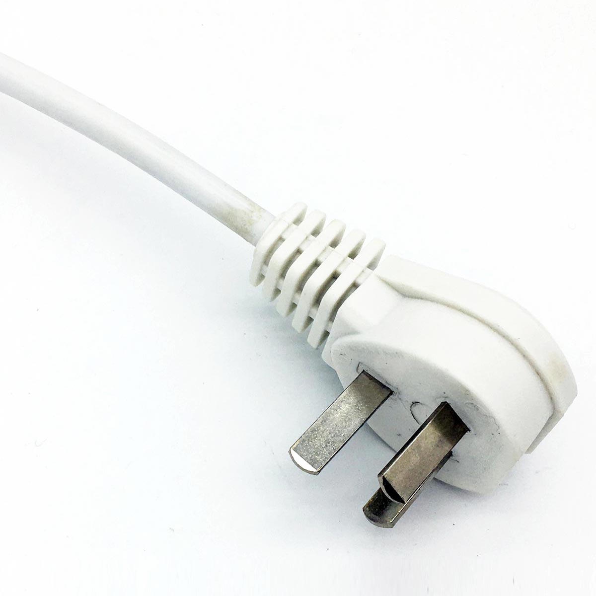 Argentina Power Cords, Argentine IRAM 2073 Type I Right Angle Plug 10 Amp 250 Volt 2 Pole 3 Wire Grounding AC Power Cords