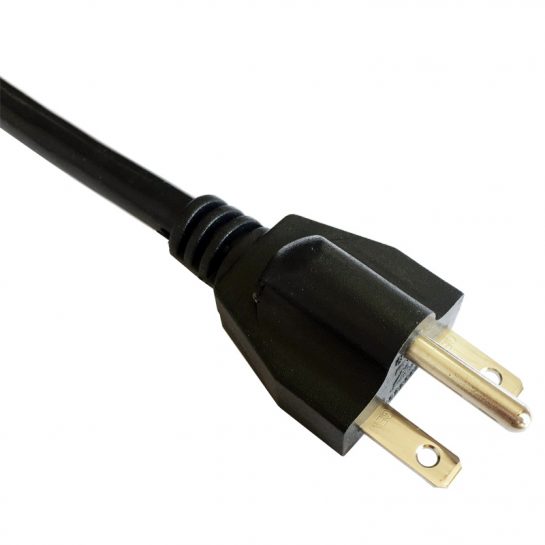 Manufacturer Base NEMA 6-15P Power Cord Rated up to 15A 250V Custom Length Color UL Listed