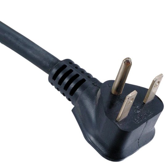 Manufacturer Base NEMA 6-15P Power Cord Right Angle 15 Amp 250 Volotage Custom Length / Color, UL Listed