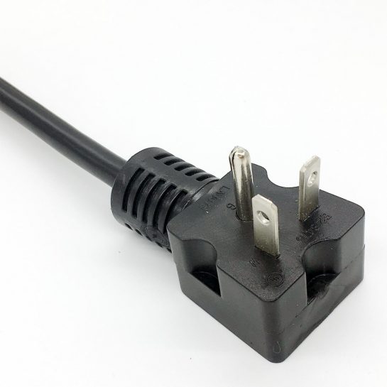 NEMA 6-20P Power Cord Right Angle Rated up to 20A 250V Custom Length / Color Power Supply Cord, UL Listed