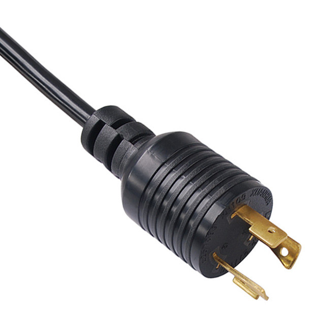 Manufacturer Base Twist Lock Power Cord NEMA L7-20P 3-Prong 20-Amp 277-Volt Generator Locking Type AC Power Cable