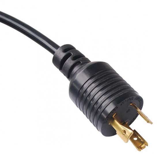 Manufacturer Base Twist Lock Power Cord NEMA L24-20P 3-Prong 20-Amp 347-Volt Generator Locking Type AC Power Cable