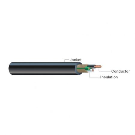 USA Power Cord Wire SJ SJW SJO SJOO SJOW SJOOW 300V Rubber Bulk Power Cable,Custom Color,Length, UL Listed