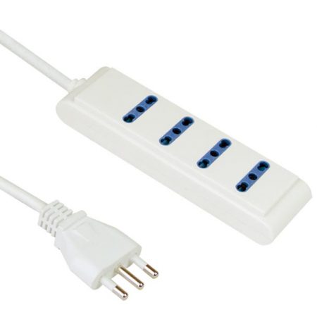 Italy Power Strip 4 Outlet Power Strip Custom Long Power Cords IMQ CE Approved