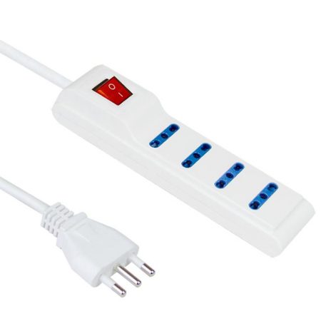 Italy Power Strip 4 Outlet with Children Protector, Luminous Switch, Custom Long Power Cords IMQ CE Approved