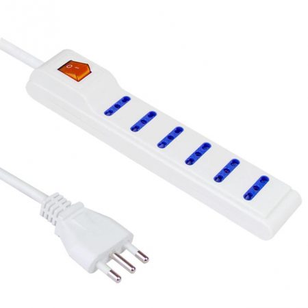 Italy Power Strip 6 Outlet with Children Protector, Luminous Switch, Custom Long Power Cords IMQ CE Approved