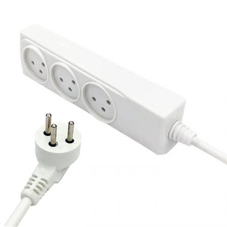 Israel Power Strip 3 Outlet Power Strip Custom Long Power Cords SII Approved