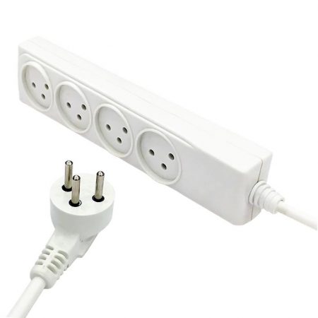 Israel Power Strip 4 Outlet Power Strip Custom Long Power Cords SII Approved